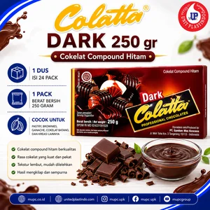 Cokelat Compound Colatta Dark 250 Gram