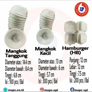 Kotak Makan Styrofoam Gps / Gosyen Polos Dan Sekat / foam