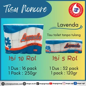 Tisu Toilet Non Core (Lavenda) Isi @10 Dan @5