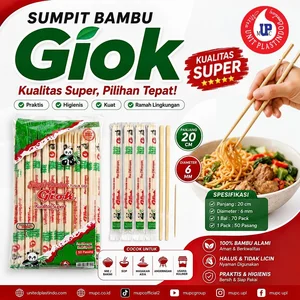 Sumpit Bambu Merk (Giok) 6mm