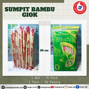 Sumpit Bambu Merk (Giok) / Sumpit