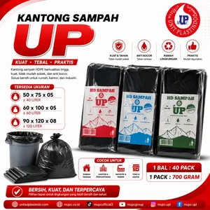 Kantong Sampah UP HDPE – Kuat Tebal & Anti Bocor