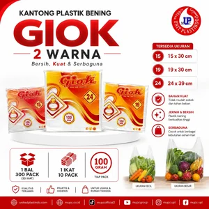 Kantong Plastik Giok 2Wr Kresek bening Aoy bening