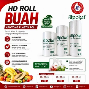 Plastik Hd bening Roll Buah