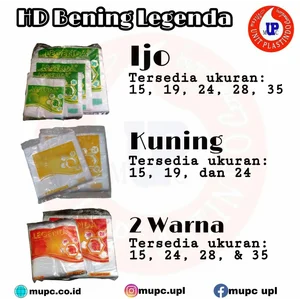 Kantong Plastik Legenda 2 Wr Ukuran 35 / 28/  24 / 15