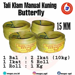 Yellow Butterfly Manual Strapping Klam Strap