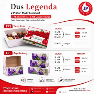 Dus Kue Legenda Motif Bunga