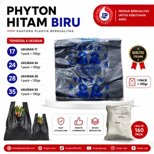Kantong Plastik Kresek hitam Hd Phyton Biru