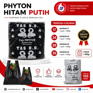 Kantong Plastik Kresek hitam Hd Phyton Putih