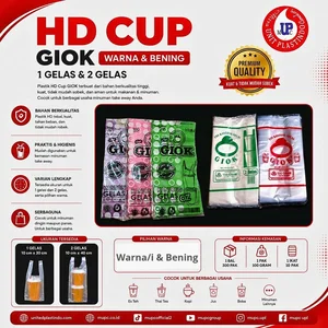Kantong Plastik Kresek Hd Gelas Giok 1 Cup warna Dan Bening
