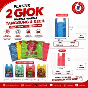Kantong Plastik Kresek Hd Warna 2 Giok Uk Kecil Dan Tanggung