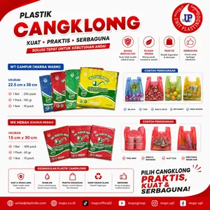 Kantong Plastik Kresek Hd Cangklong Warna Campur