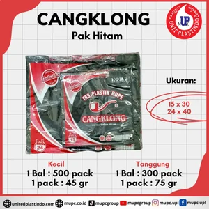 Kantong Plastik Kresek HD pak cangklong hitam