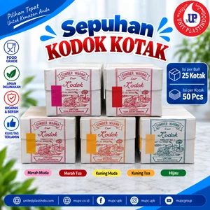 Sepuhan Cap Kodok Pewarna Kotak 50 Pcs