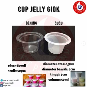 CUP JELLY GIOK 50 ML / CUP AGAR
