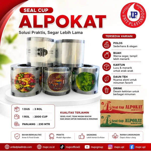 Sealer plastik cup merk alpokat