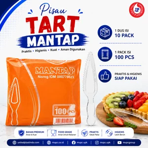 Pisau Plastik Tart Mantap Food Grade Bening