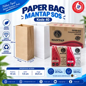 Paper Bag Mantap Kode 40 100 Pcs
