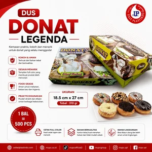 Dus donat 18.5 x 27 @500 pcs