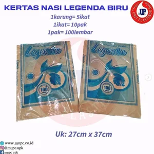 Kertas Nasi Legenda Biru ( ukuran 28x38 ) @50pak x 100lembar