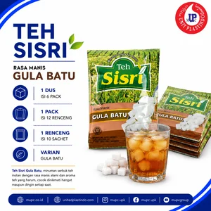 Teh Sisri Gula Batu Minuman Serbuk Teh Instan Sachet