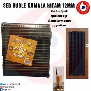 SEDOTAN BUBBLE KUMALA HITAM 12MM