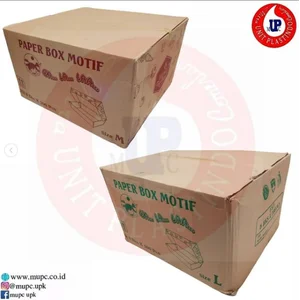 Paper Lunch Box Walala Motif M L 50 Pcs