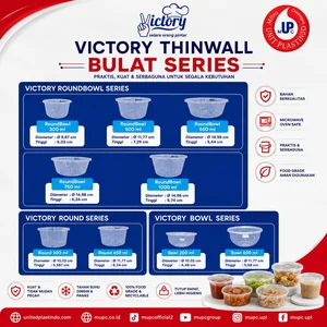 Victory Thinwall Bulat Series – Wadah Makanan Bulat Food Grade