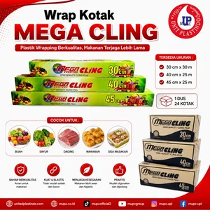 Wrap Kotak Mega Cling – Plastik Wrapping Makanan Food Grade