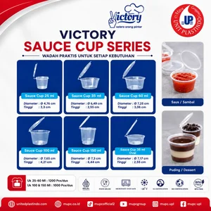 Thinwall Victory Sauce Cup Series – Wadah Saus Sambal & Dessert Food Grade
