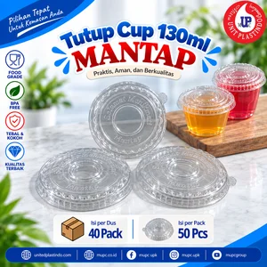 Tutup Cup Jelly Mantap 130ml Isi 50 Pcs
