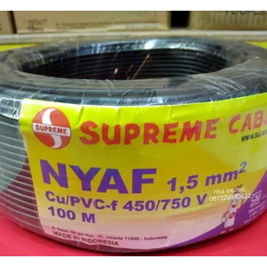 Kabel NYAF Supreme Ukuran 1.5mm Panjang 100 m