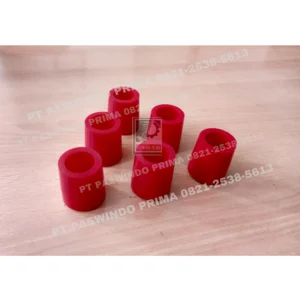 Bushing D. 32 x 52 x 59mm Mat  PU Warna Merah Hard. 90