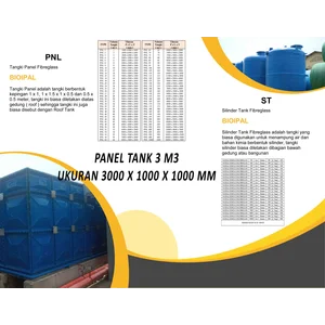 Tangki Panel 3000 Liter Panel tank 3 m3 tangki roof tank
