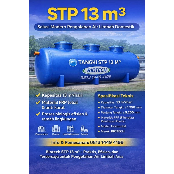 RCO 13 Biotech STP Capacity 13000 liter
