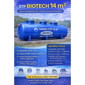 STP Biotech RCO 14 kapasitas 14000 Liter