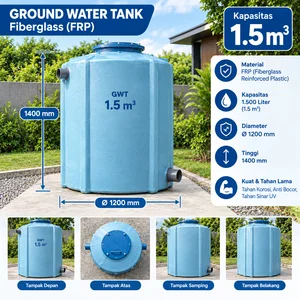 Ground Tank Tangki tanam 1500 liter