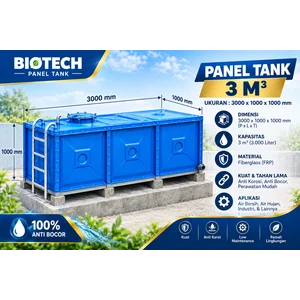 Tangki Panel 3 m3 3000 liter