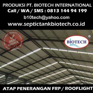 ROOFLIGHT ATAP FIBREGLASS TRANSPARAN