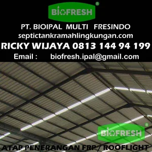 ROOFLIGHT ATAP FIBREGLASS TRANSPARAN