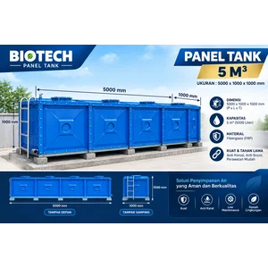 Tangki Panel 5000 liter 5 m3