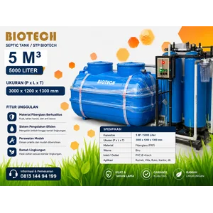 IPAL MBG 5 m3 5000 liter