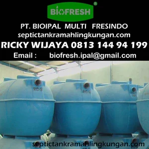 Septic Tank Bio RC 3 untuk mengolah limbah kapasitas 15 orang