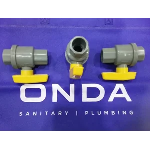 Stop Kran Ball Valve PVC Onda Ukuran 3 Inch