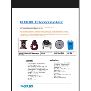 SEWAGE FLOW METER / WATER METER AIR LIMBAH