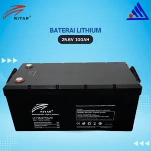 Baterai Lithium-Ion Ritar LFP 25.6V 100Ah