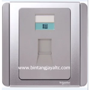 Outlet Telepon Neo Silver 1 Gang E3031RJ - GS