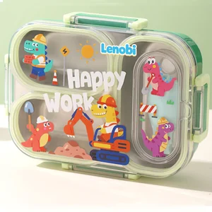 LUNCH BOX ANAK BAHAN STAINLESS 3 SEKAT - KOTAK BEKAL FREE ALAT MAKAN - KOTAK MAKAN 