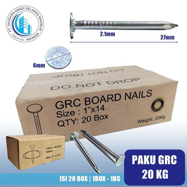Paku GRC  20Kg  Paku Kalsiboard 