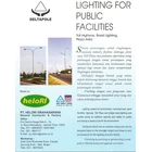 Tiang Lampu PJU 10 Meter Lengan Tunggal Parabola Tiang Lampu Jalan 10 Meter Single Ornamen 4
